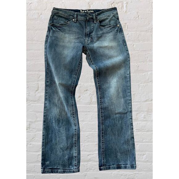 Axe and Crown Classic Distressed Jeans Men's sz 32x30, Straight Leg - Picture 2 of 5